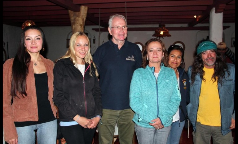 María Isabel Donato, Tanja Waldraff, Daniel Verschatse, Carolina Pérez Zavala, Pilar Rodríguez y Roberto John.