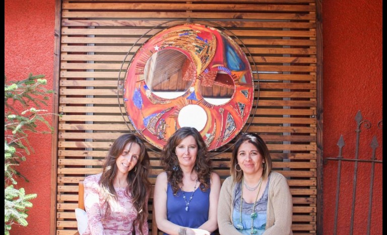 Mariana Osorio, Francisca Villalón y Patricia Soto.