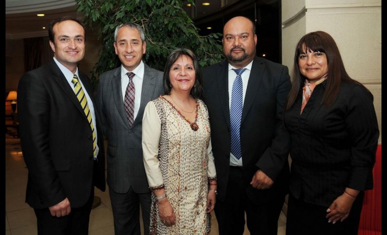 Mauricio Gálvez, Miguel Ángel Cuadros, Oriana Ledezma, José Montoya y Marisol Cortés.