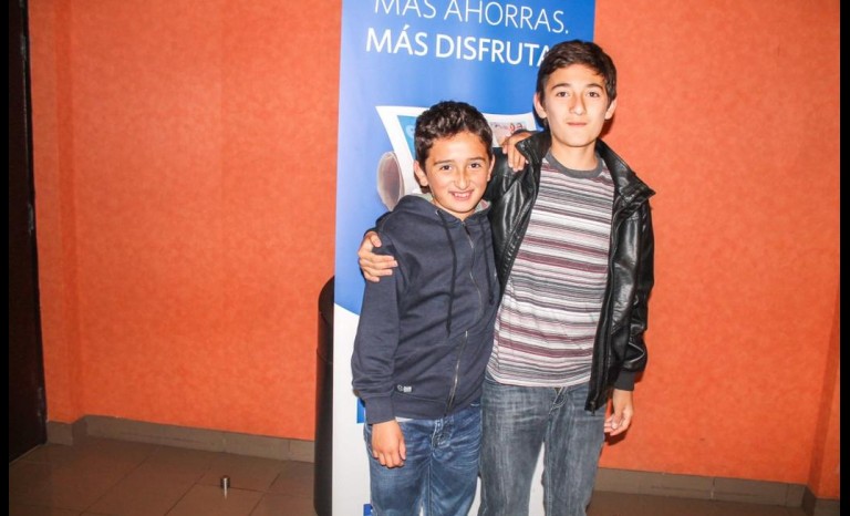 Nicolás y Marcos Araya.