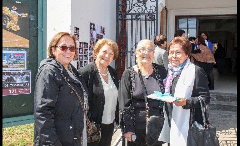 Norka Díaz, Susana Toledo, Doris Nieto e Irma Acevedo.