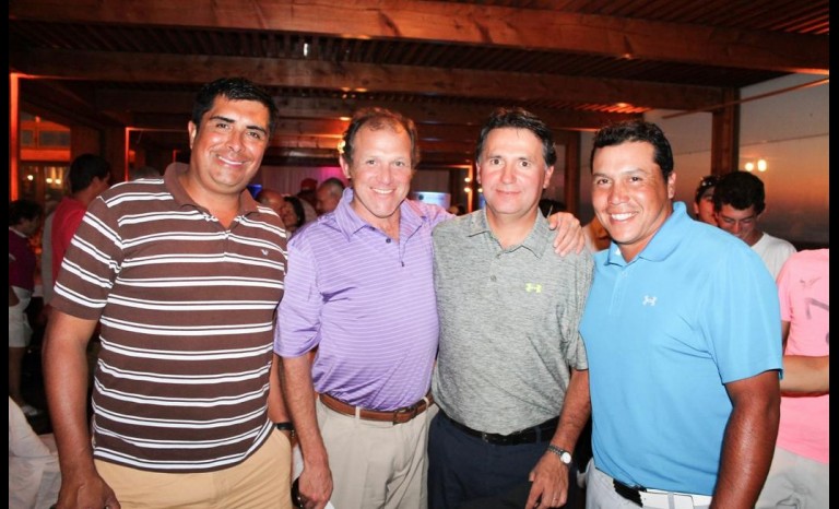 Patricio Riffo, Alejandro Muñoz, Juan Tobar y Carlos Torres.