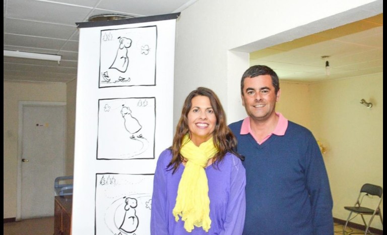 Paulina Zepeda y Arturo Pardow.
