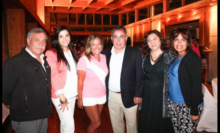 Raúl Carmona, Claudia Hidalgo, Lorella Barducci, Patricio Aravena, Angélica Cabrera y Aida Camarena.