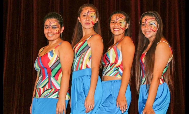 Romina Díaz, Succelle Moyano, Romina González y Javiera Morales. 