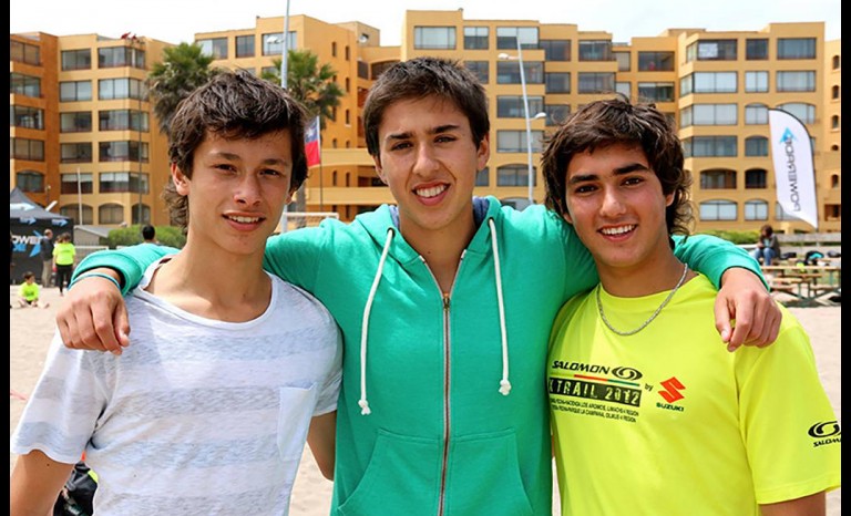 Sebastián Meneses, Gonzalo Serradilla y Juan José Canales.