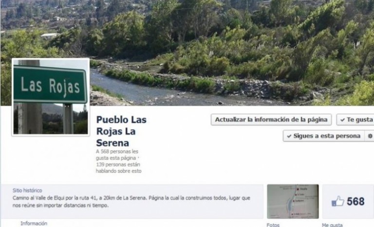 Redes Sociales Pueblo Las Rojas