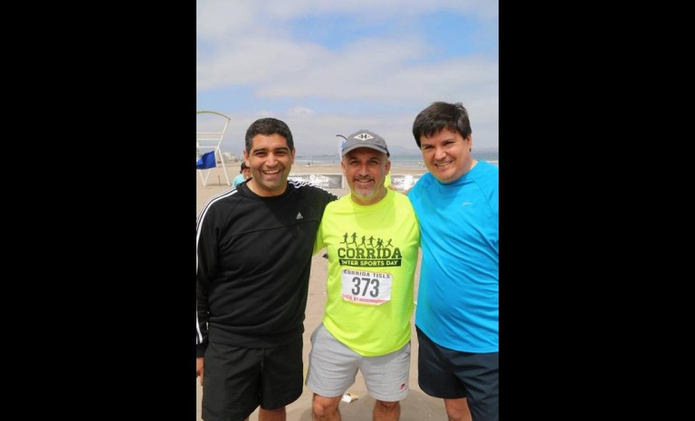 Williams Mauad, Ricardo Sánchez y Fernando Santander.