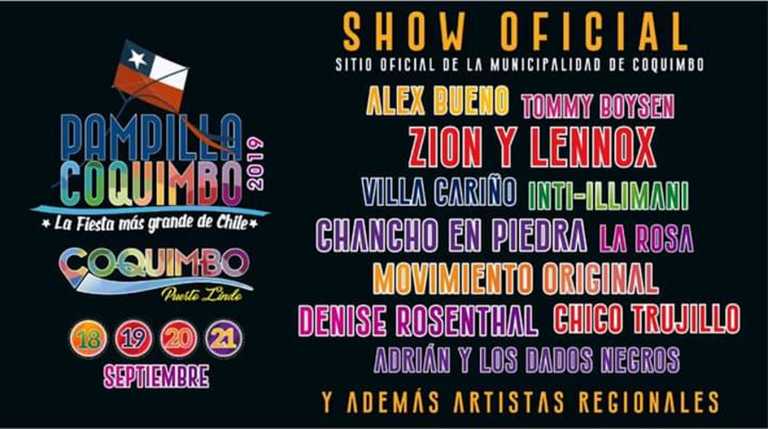 Show oficial Pampilla de Coquimbo 2019