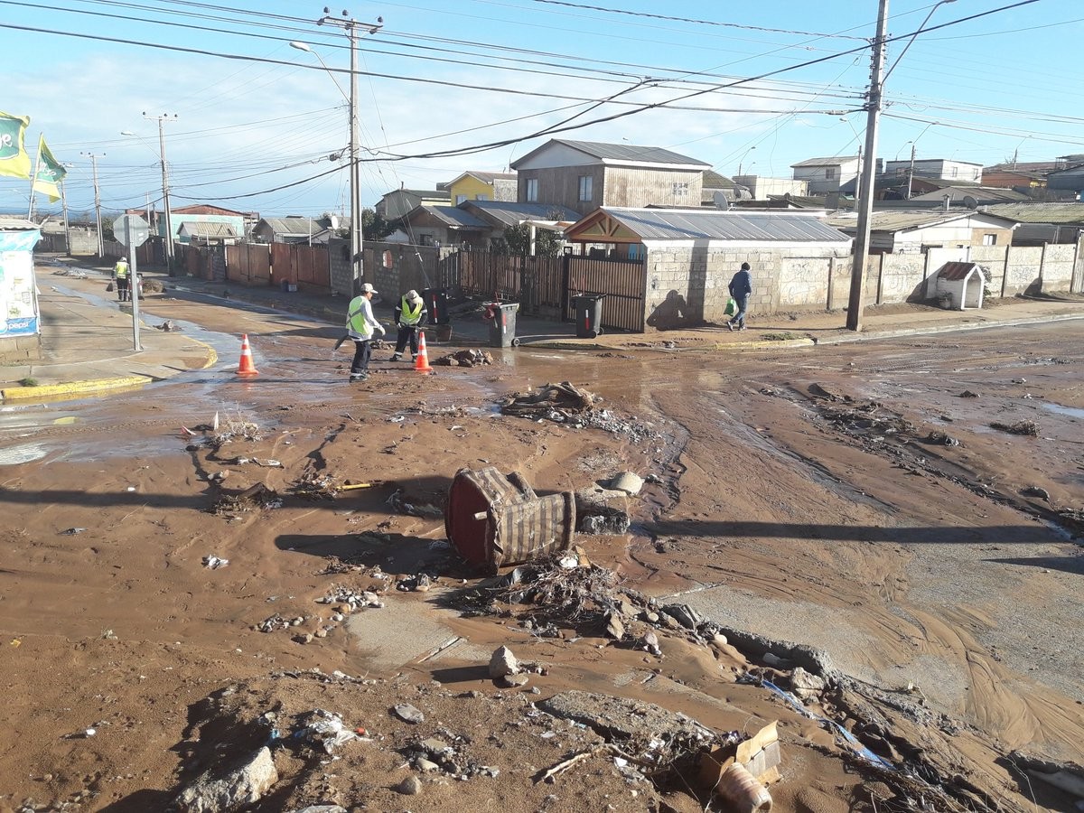Intersección Santo Domingo con Valparaíso en el sector Las Compañías