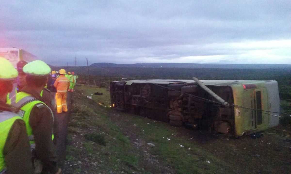 Accidente deja 4 fallecidos. Foto Andrea Cantillanes 