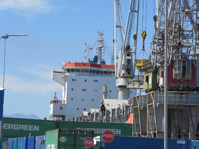 El  cobre y el hierro fueron los productos que más aportaron a los envíos con un 80,1% del total, siendo el concentrado del metal rojo lo más representativo.