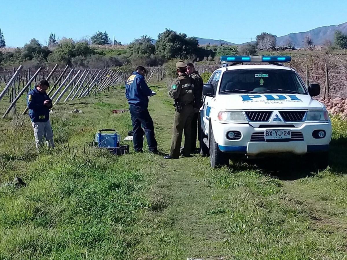 El hecho se produjo en la parcela n° 13 del sector de La Silleta