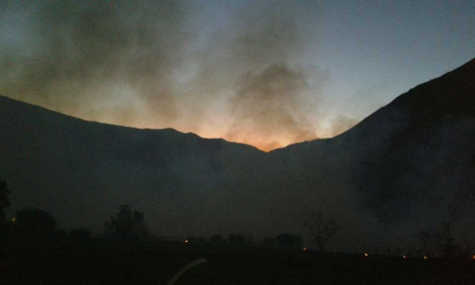 incendio en paihuano de noche 3