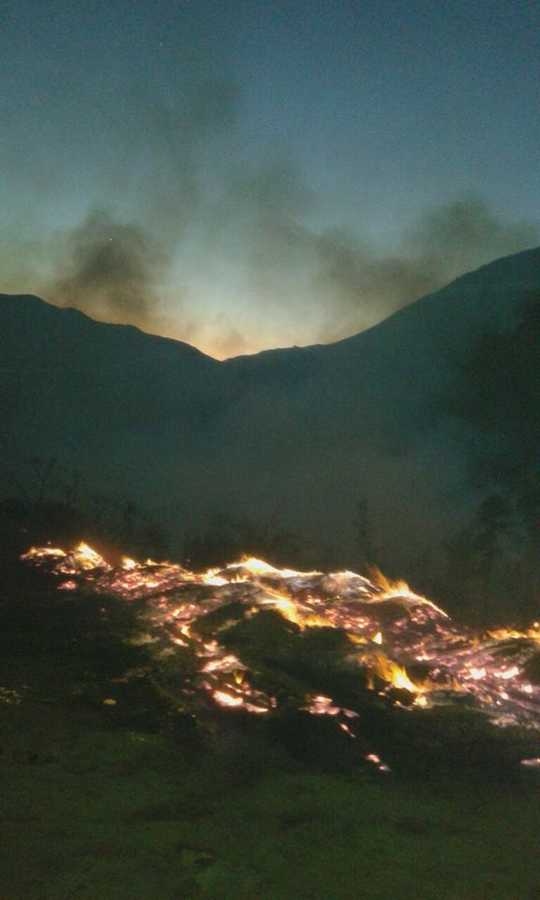 incendio en paihuano de noche 4