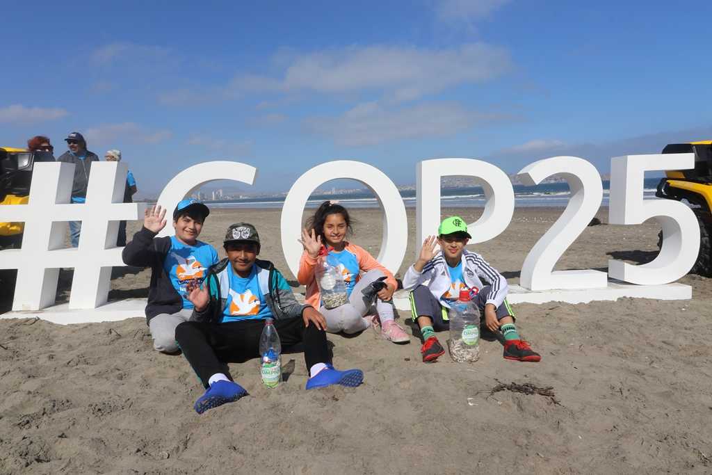 Estudiantes de La Serena han manifestado su compromiso con el medio ambiente y se comprometieron con las actividades en torno a la COP25.
