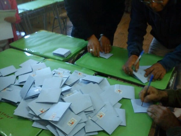 Comienza conteo de votos en la región de Coquimbo