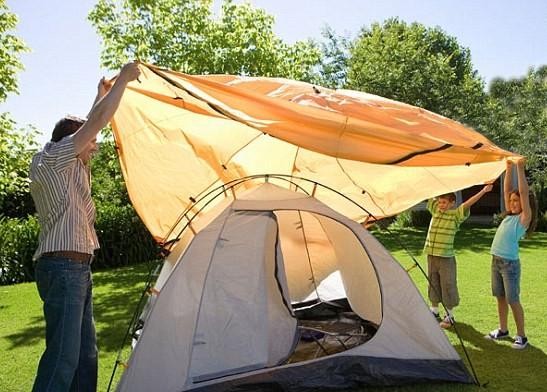 La carpa nuestro hogar en las vacaciones