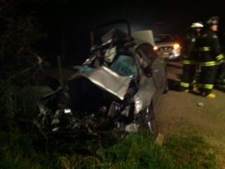 Accidente deja cinco lesionados en Quebrada de Talca