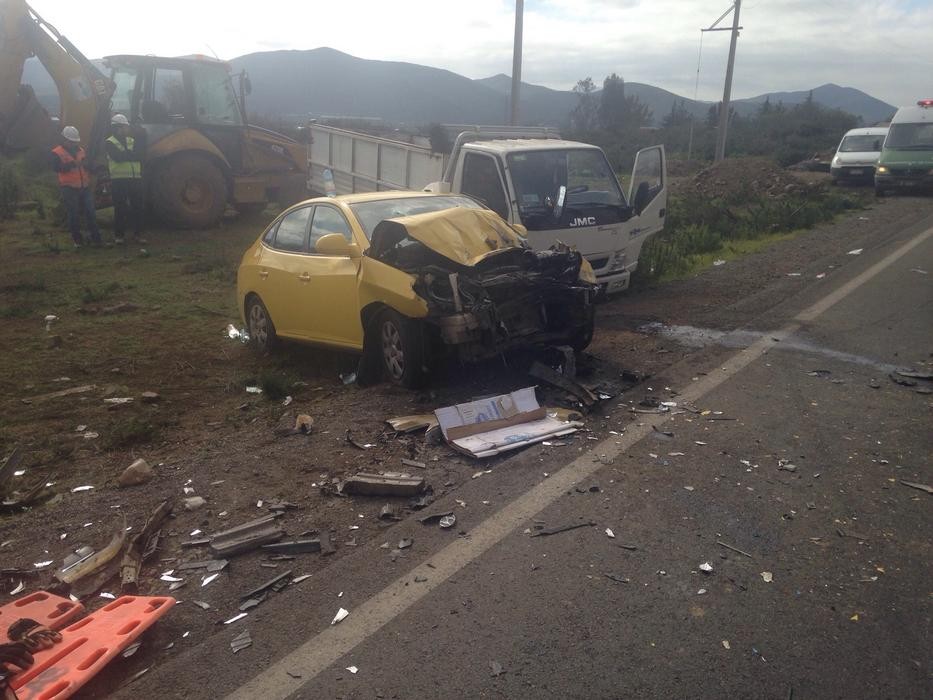 Cinco lesionados deja accidente en Ruta D 43