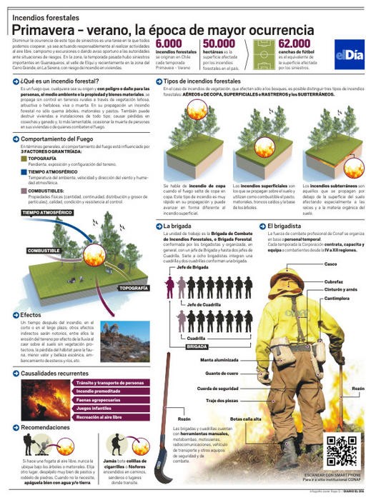 Infografía: Las claves para entender un incendio forestal