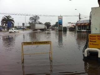 Declinan las precipitaciones en la ciudad puerto