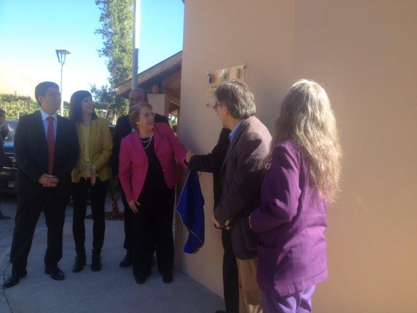Presidenta Bachelet inaugura  polideportivo en Pisco Elqui