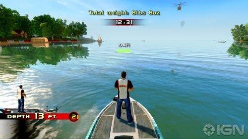 Juegos de actividades veraniegas: Pesca virtual en Wii 
