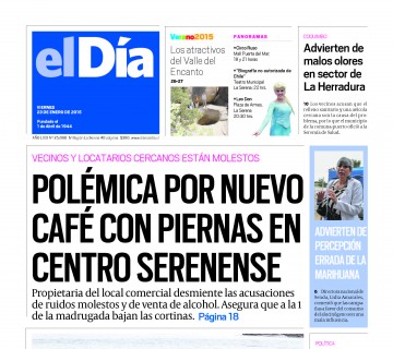 Diario El Día impreso 23-01-2015