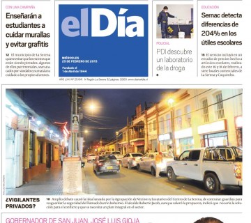 Diario El Día impreso 25-02-2015