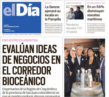 Diario El Día impreso 26-02-2015