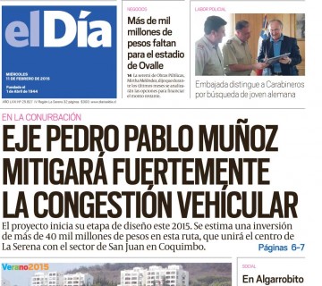 Diario El Día impreso 11-02-2015