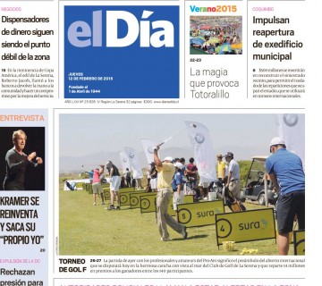 Diario El Día impreso 12-02-2015