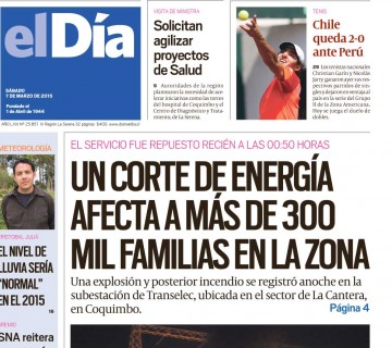 Diario El Día impreso 07-03-2015