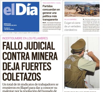 Diario El Día impreso 11-03-2015