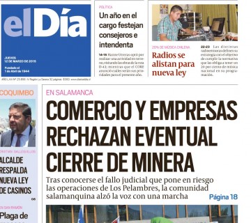 Diario El Día impreso 12-03-2015
