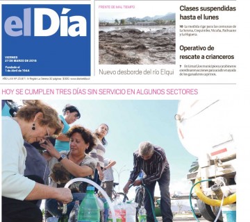 Diario El Día impreso 27-03-2015