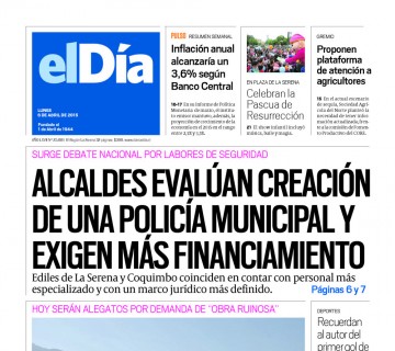 Diario El Día impreso 06-04-2015
