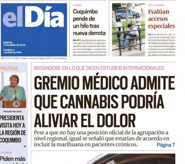 Diario El Día impreso 14-04-2015