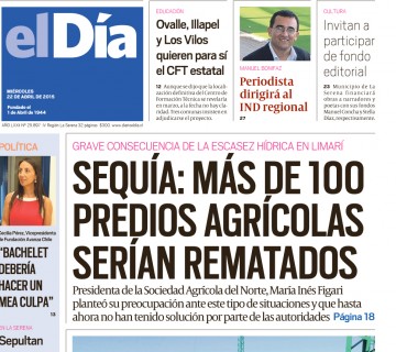 Diario El Día impreso 22-04-2015