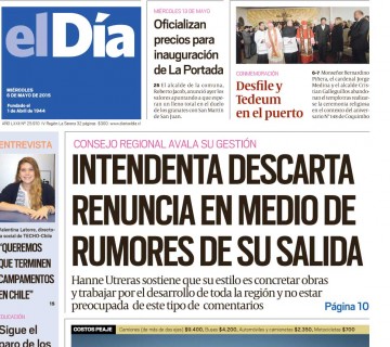 Diario El Día impreso 06-05-2015