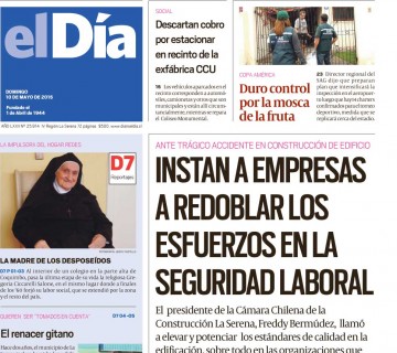 Diario El Día impreso 10-05-2015