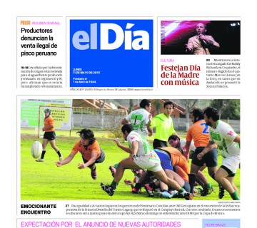 Diario El Día impreso 11-05-2015