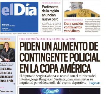 Diario El Día impreso 20-05-2015