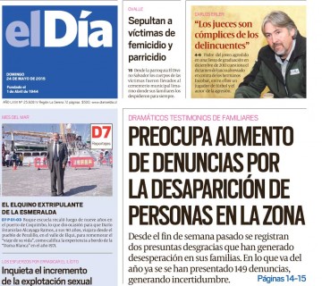 Diario El Día impreso 24-05-2015
