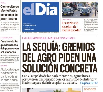 Diario El Día impreso 27-05-2015