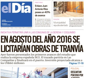 Diario El Día impreso 28-05-2015
