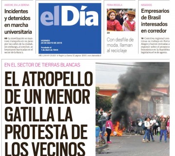 Diario El Día impreso 29-05-2015