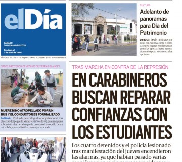 Diario El Día impreso 30-05-2015