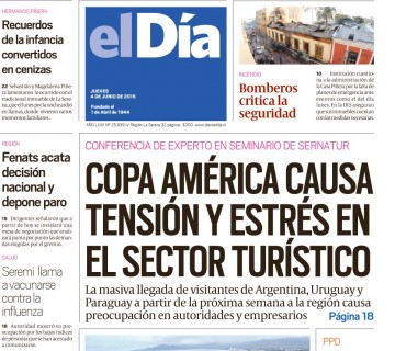 Diario El Día impreso 04-06-2015